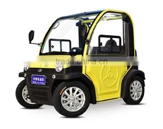 Mini Electric Car Elactric Automobile Yellow