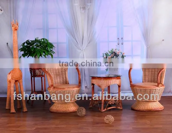 CS2024 Cane Chair And Table Set