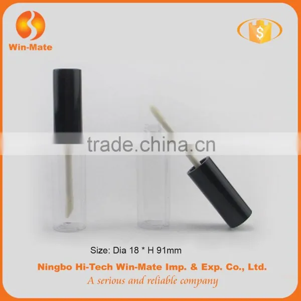 Cylinderical 1.8*9.1cm Lady Plastic Empty Lip Gloss Container photo-2