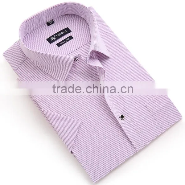 2016 the Latest Man Long Sleeve Cotton Woven Twill Shirt photo-4