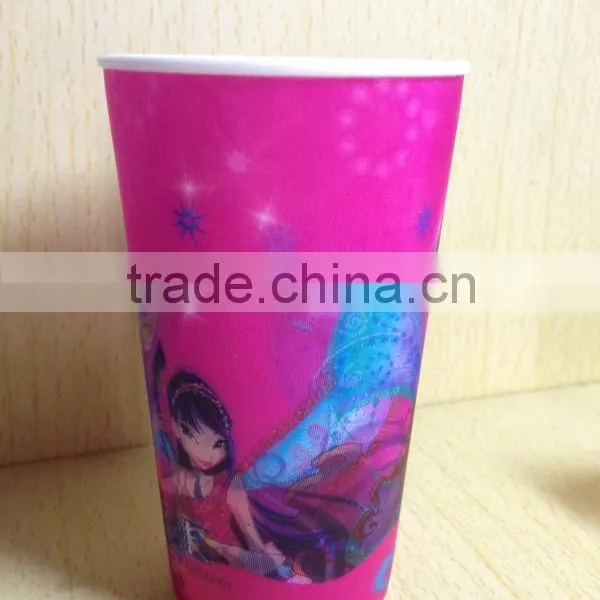 Promotional 200ml 3D Plastic Drinking Cups for Kids
