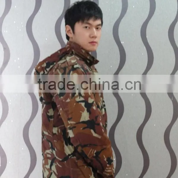 Hooded Garment Military Desert Camouflage Uniform