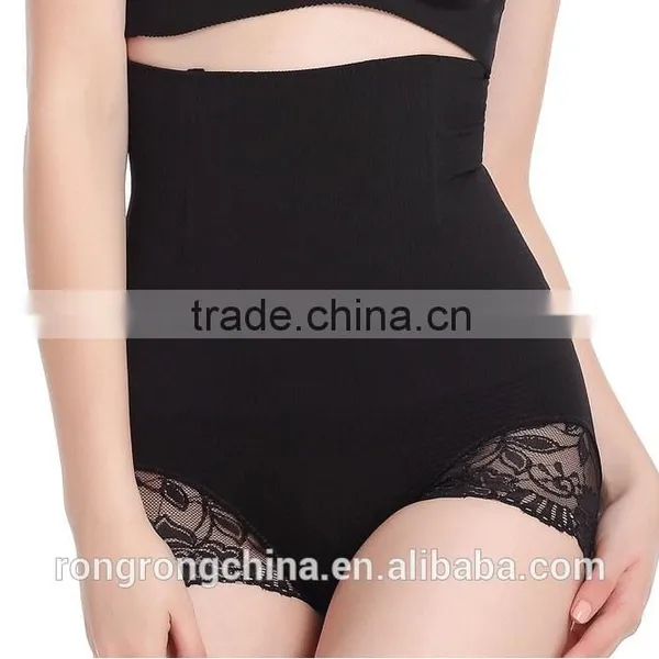 High Quality Open Hip Women Belly Shaper Briefs High Waist Tummy Slim Briefs photo-2
