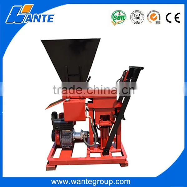 WT1-25 Eco Brava Diesel or Motor Clay Interlocking Block Machine photo-4