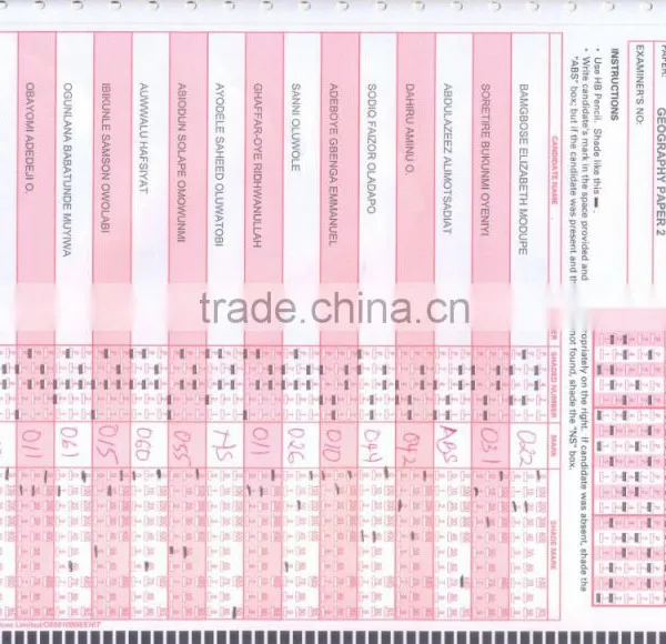 OMR Answer Sheet photo-5