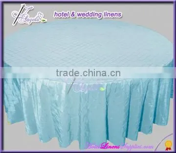 90 Inch Round Pintuck Table Cloths for Round Banquet Tables photo-4