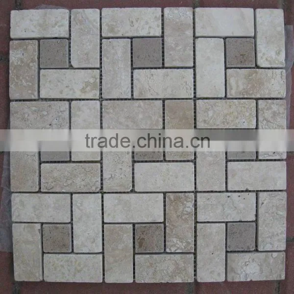 TRAVERTINO PUZZLE Mosaic Stone