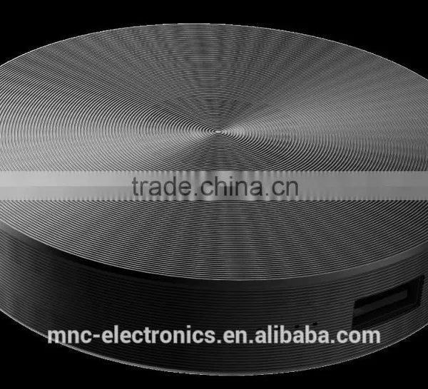 Latest Round CD Shape Design Custom Laser Engraving Logo Portable 6000mah Mobile Power Bank Charger Supplier's Choice photo-5
