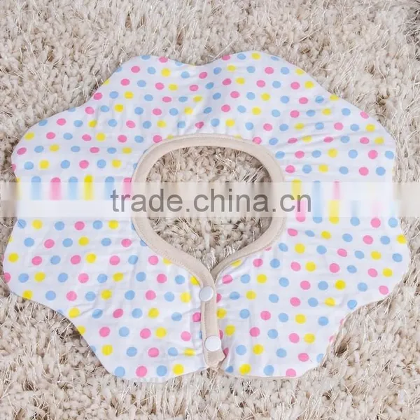 2015 Cotton White Plain Infants & Toddlers Bibs Washable photo-2