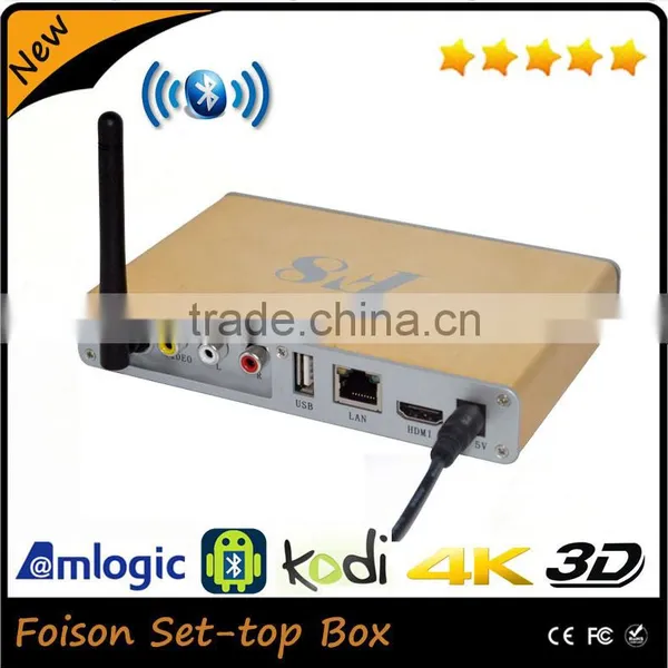 Good Quality 4K Quad Core tv Box , Amlogic Android tv Box With Free Iptv Apk photo-3