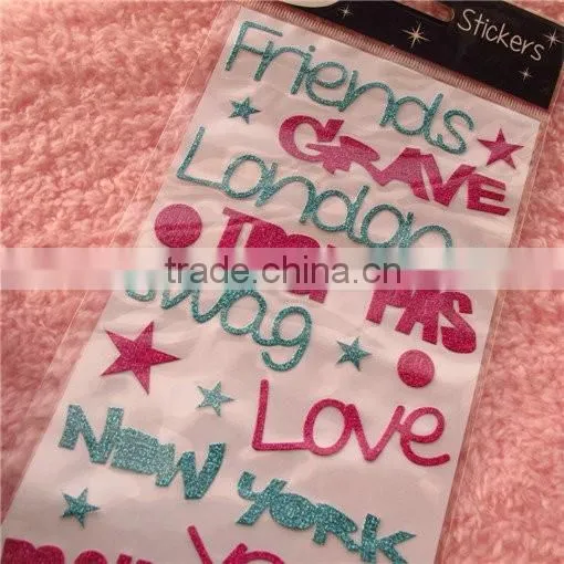 Fancy Glitter Mobile Round Stickers photo-2