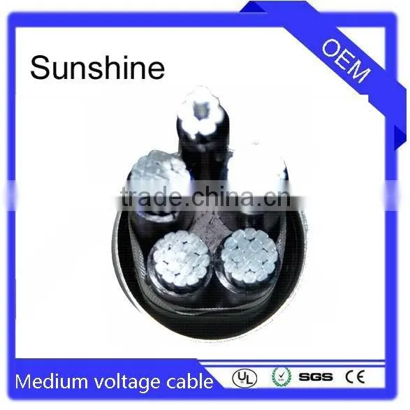 XLPE Insulated 15KV Overhead Halogen Free Medium Cable photo-3