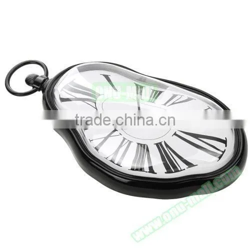 2016 New Products Roman Retro Wall Clock, Newest Melting Distorted Design Wall Clock Quality Choice photo-2