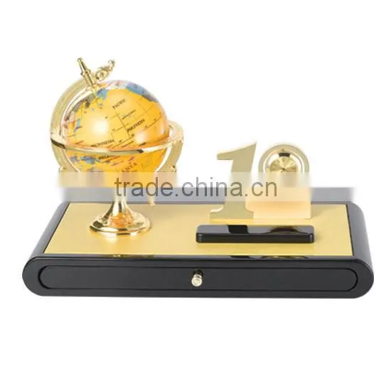 Personalized 10 Years Anniversary Company Souvenir Gifts With Globe