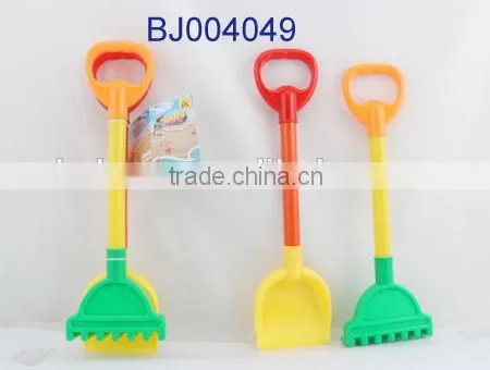 New Beach Toy Sand Playing Tool Toy Shovel Small Kid Plastic Rake 2pcs photo-3