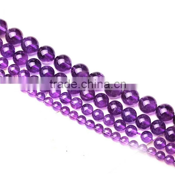 Factory Wholesale Fashion Color Hand String of Natural Purple Crystal Beads Scattered Beads Semi-finished Crystal DIY Handmade j photo-2