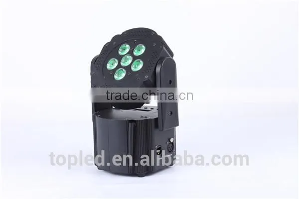 New Rechargable Battery/Wireless DMX PAR CAN 6pcs 4-in-1 8W RGBW photo-2