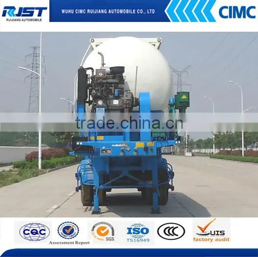 28-60CBM Bulk Powder Tanker Trailer Bulk Cement Tankers For Sale photo-5