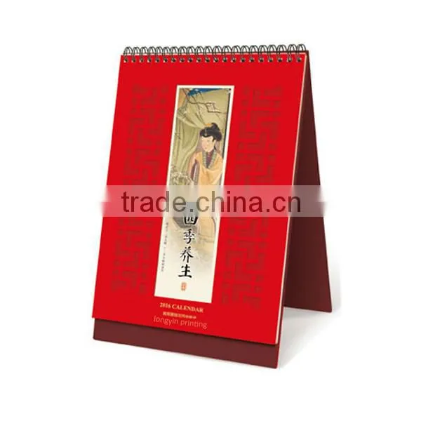 Exquisite Cloth Frame Openwork Carving Desk Calendar photo-2