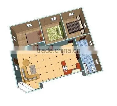 Spaceful Cement Base House