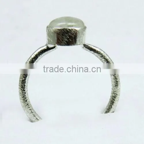 'Rainbow Mist' Moonstone 925 Sterling Silver Ring, Silver Jewelry Exporter, Silver Jewelry Manufacturer photo-6