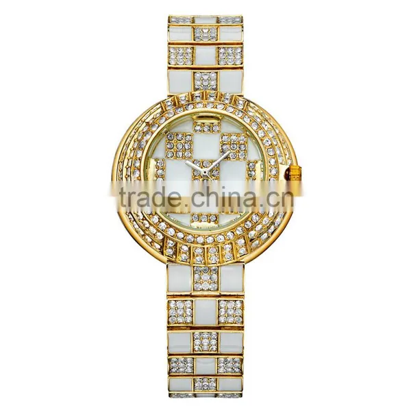 2015 Kingsky KY067 Gold Plated Jewelly Quartz Lady Fashion Watch photo-4