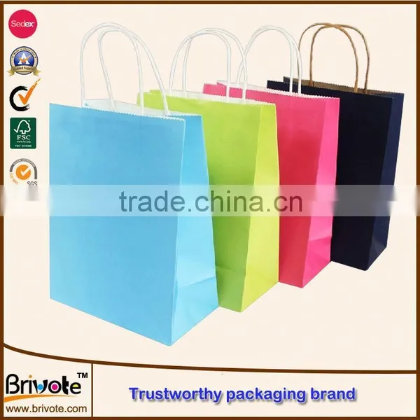 Waterproof Kraft Bubble Bag Matt Laminated Mini Kraft Paper Gift Bag Foil Kraft Paper Bag photo-2