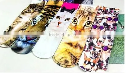 Print Pattern Polyester Long Men Socks