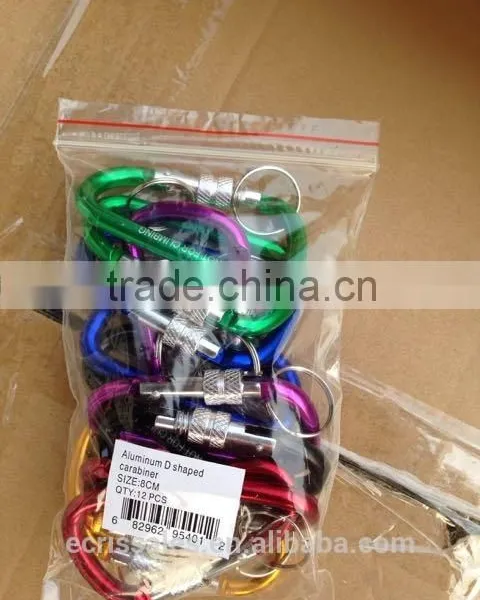 Hot Selling D Shaped Carabiner With Screw photo-2