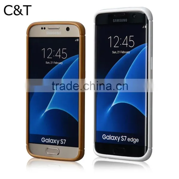 C&T Flexible Slim Silicone TPU Skin Gel Soft Protector Cover Case for Samsung Galaxy S7 photo-3
