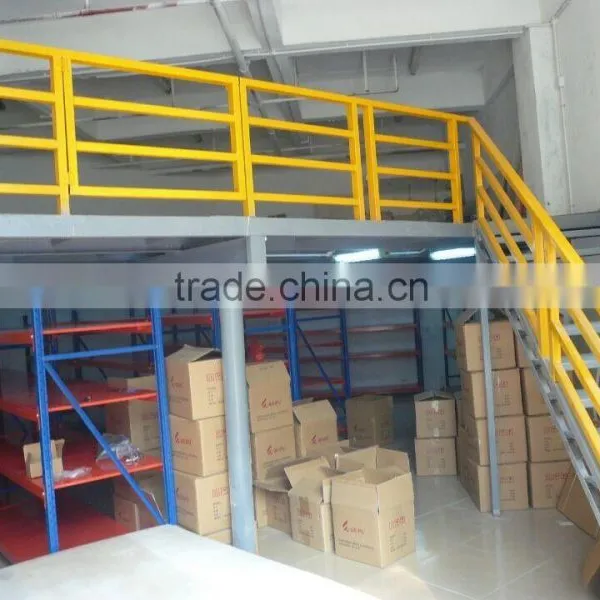 Warehouse Storage Steel Mezzanine Racking Floor System photo-3