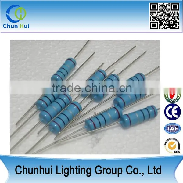 High Precision 1% 2W Metal Film Resistor High Wattage Resistor