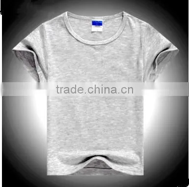 2016 Custom Plain Blank Cotton Red T-Shirt For Unisex photo-2
