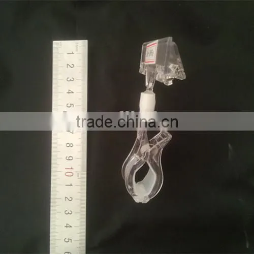 Small Size POP Store Promotion Price Tag Sign Label Clip Holder Label Card Clamp RH-RSAT01 photo-3