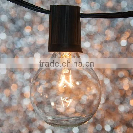 50 Socket Outdoor String Light Kit w/ G40 Globe Bulbs photo-3