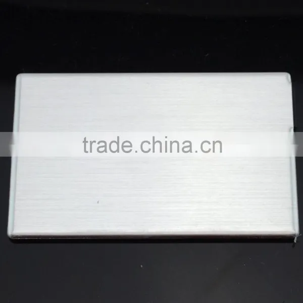 Super Slim Aluminum Material USB Flash Drive, Grade A Chips Credit Card Business USB Memory Stick Custom photo-2