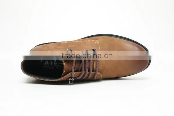 New Design Suede Leather Height Increasing Winter Boots photo-4