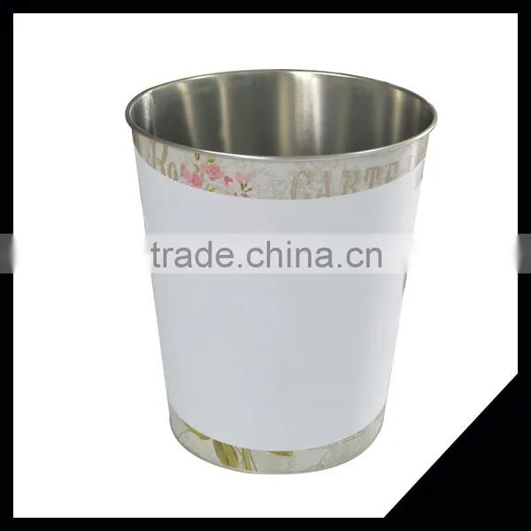 Household Colorful Large Size Metal Kitchen Waste Bin For Office/House photo-2