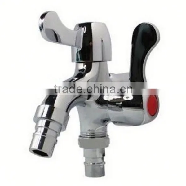 Chrome Finish Solid Brass Laundry Sink Bar Water Faucet for Washing Machine Bathroom Water Tap 0779