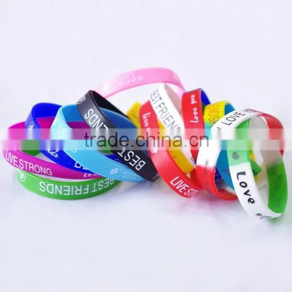 Professional Cheap Custom Silicone Wristband,Cheap Custom Silicone Bracelet, Bulk Cheap Silicone Wristband