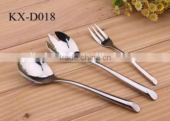 Stainless Steel Cutlery Included Table spoon,Salad spoon,Cake fork