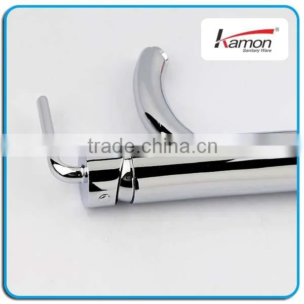 2-way Curved Wash Mixer Water BrassBasin Faucet photo-4