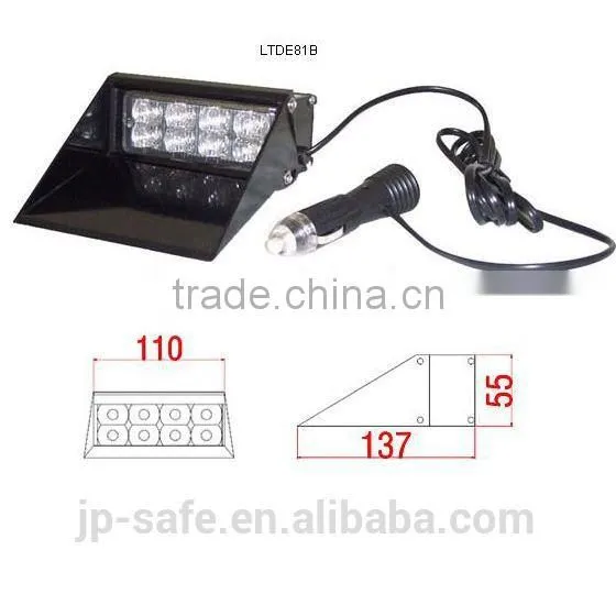 LED Windshield Light Blue Visor Lights With Suction Cups LTDG81B photo-3