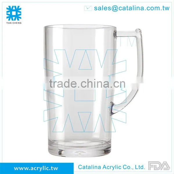 Simple Clear Acrylic 300ml Beer Mug photo-2