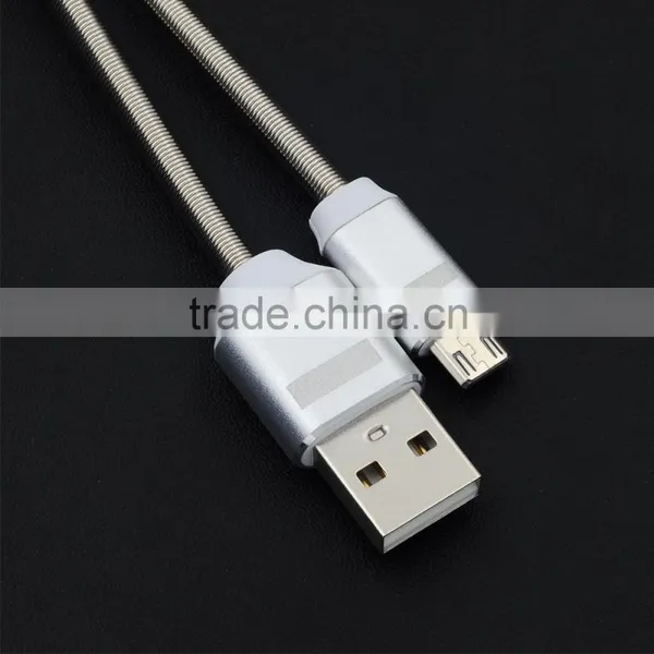PNGXE 2016 Excellent Quality Exquisite Nylon Braided and Allumunum Alloy Cable for Iphone and for Samsung photo-5