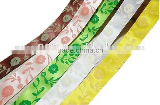 Custom 3D Gold Plate Logo Satin Ribbon Factory 100% Silk Satin Fabric Satin Ribbon Roll Ribbon Satin photo-2