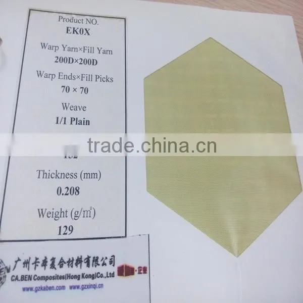 Super Resistance High Temperature and Resistance to Yellowwaterproof Flame Retardant Kevlar Fabric for Car Cover photo-5