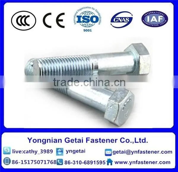 Hexagonal Head Bolts Full Thread DIN933/DIN931 M6-M42, ZP GR4.8/8.8 photo-4