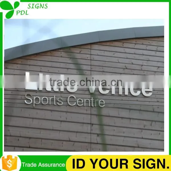 PDL Front Built Up Stainless Steel Store Name Signs photo-5