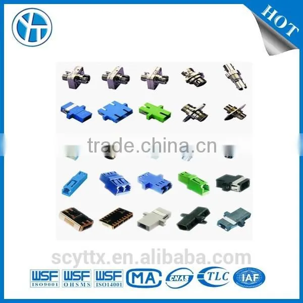 Single Mode Fiber Optic SC LC FC ST Adapter
